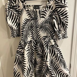 Ivy Street Black and White Dress